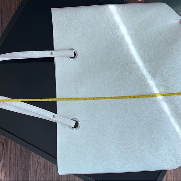 Ralph Lauren, white and pink tote. - Picture 10 of 12